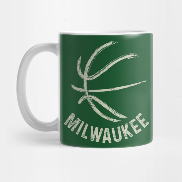 Vintage Milwaukee Wisconsin B-Ball Basketball Game Fans by MintaApparel